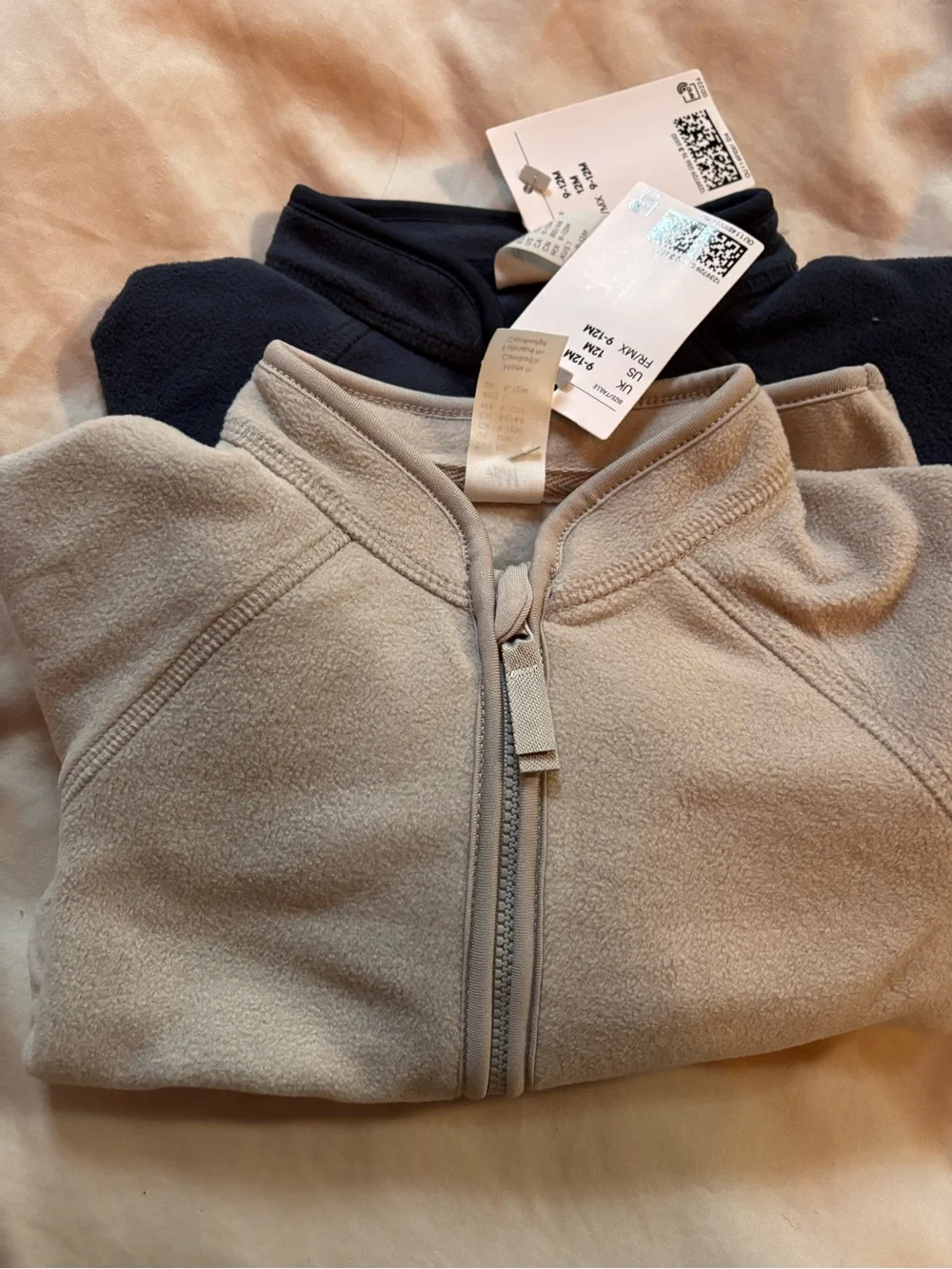 H&M Beige, Navy & Light Gray organic cotton bundle fall clothes ! All nwt 6-9m